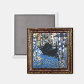 Manet Blauw Venetië Masterpiece Magnet (Voorkant / Achterkant)