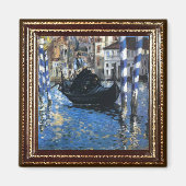 Manet Blauw Venetië Masterpiece Magnet (Voorkant)
