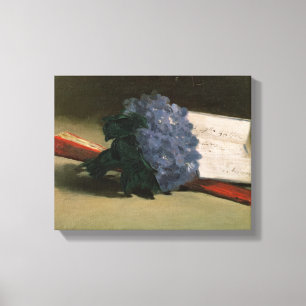 Manet Bouquet of Violets, 1872 Canvas Afdruk