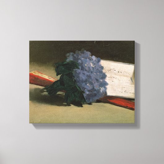 Manet | Bouquet of Violets, 1872 Canvas Afdruk (Voorkant)