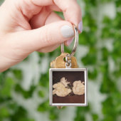 Manet | Branch of White Peonies and Secateurs Sleutelhanger (Hand)