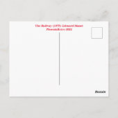 Manet Briefkaart (Achterkant)