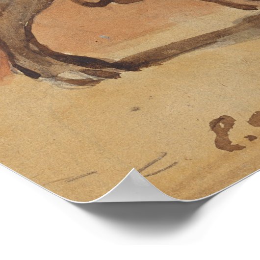 Manet - Bullgevecht (1865) Poster (Hoek)