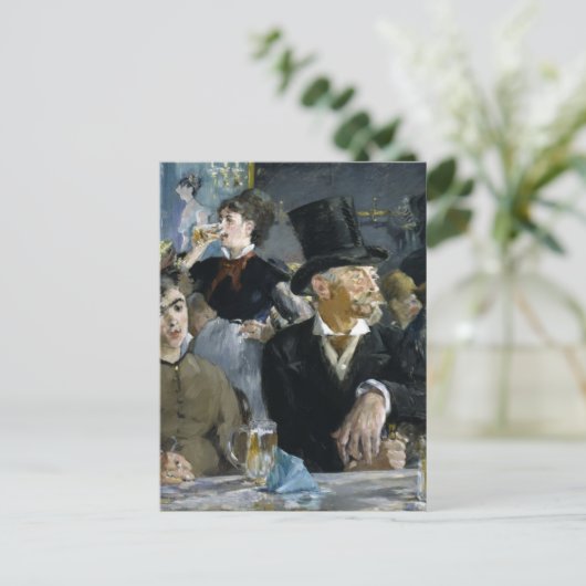 Manet: Café-concert, Briefkaart (Staand voorkant)