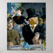 Manet - Cafe Poster (Voorkant)
