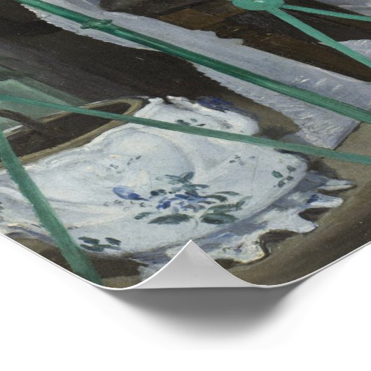 Manet - De Balcony Poster (Hoek)