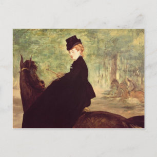 Manet   De Horsvrouw, 1875 Briefkaart
