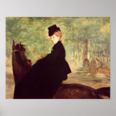 Manet | De Horsvrouw, 1875 Poster (Voorkant)