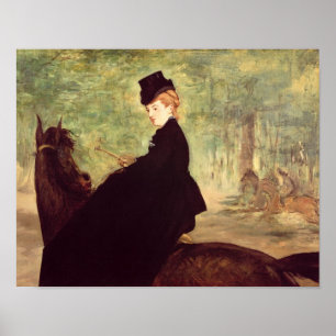 Manet   De Horsvrouw, 1875 Poster