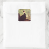 Manet | De Horsvrouw, 1875 Vierkante Sticker (Tas)