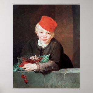 Manet   De jongen met de kersen, 1859 Poster