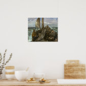 Manet - de ketels van het Zee Poster (Keuken)