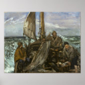 Manet - de ketels van het Zee Poster (Voorkant)