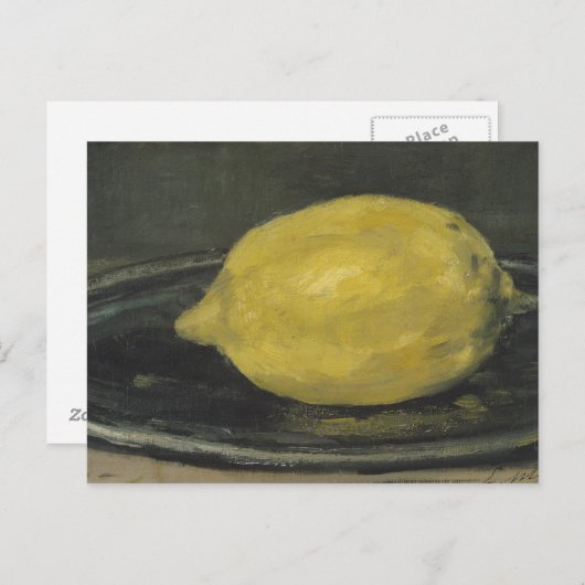 Manet | De Lemon, 1880 Briefkaart (Voorkant / Achterkant)