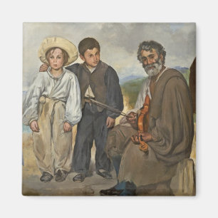 Manet De oude muzikant, 1862 Magneet