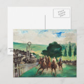 Manet - De Reizen bij Longchamp Briefkaart (Voorkant / Achterkant)