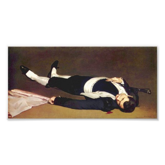 Manet Dead Matador Print Foto Afdruk (Voorkant)