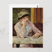 Manet, Edouard Pflaume um 1878 c. 1878 Techniek? Briefkaart (Voorkant / Achterkant)