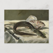 Manet | Eel en Red Mullet, 1864 Briefkaart (Voorkant)