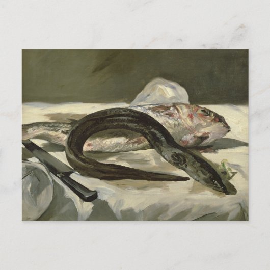 Manet | Eel en Red Mullet, 1864 Briefkaart (Voorkant)