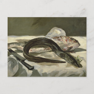 Manet   Eel en Red Mullet, 1864 Briefkaart