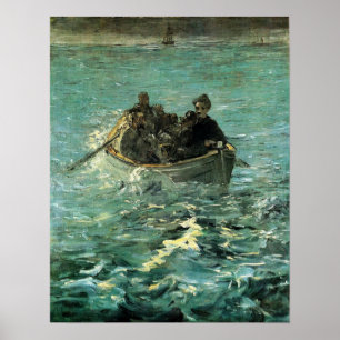 Manet - Escape of Rochefort, 1880 Poster