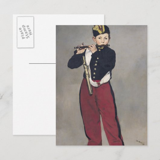 Manet | Fifer 1866 Briefkaart (Voorkant / Achterkant)