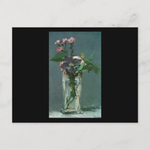 Manet Flowers in een Crystal Vase Briefkaart