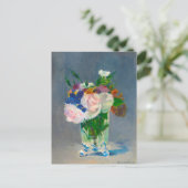 Manet Flowers in een Crystal Vase Briefkaart (Staand voorkant)