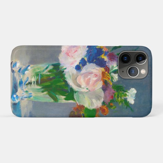 Manet Flowers in een Crystal Vase Case-Mate iPhone Case (Achterkant (horizontaal))