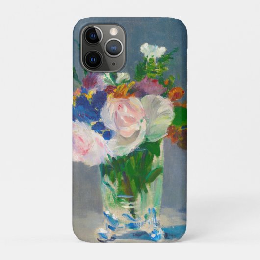 Manet Flowers in een Crystal Vase Case-Mate iPhone Case (Achterkant)