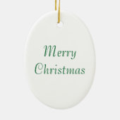 Manet Flowers in een Crystal Vase Keramisch Ornament (Achterkant)