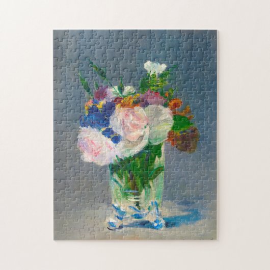 Manet Flowers in een Crystal Vase Legpuzzel (Verticaal)