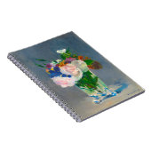 Manet Flowers in een Crystal Vase Notitieboek (Rechterzijde)