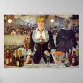 Manet Follie's Bergere Bartender Poster (Voorkant)