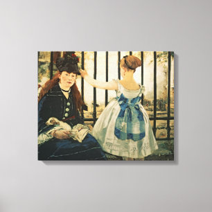 Manet   Gare St. Lazare, 1872-3 Canvas Afdruk