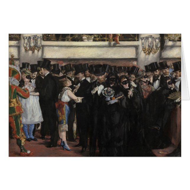 Manet | Gemaskerde bal bij de Opera, 1873 (Voorkant Horizontaal)