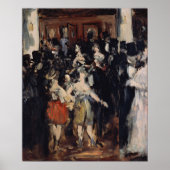 Manet - gemaskerde bal bij de opera poster (Voorkant)