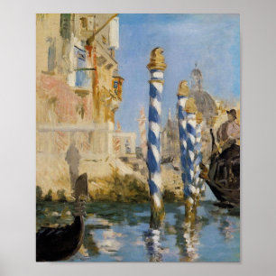 Manet, Groot Kanaal, Venetië Poster