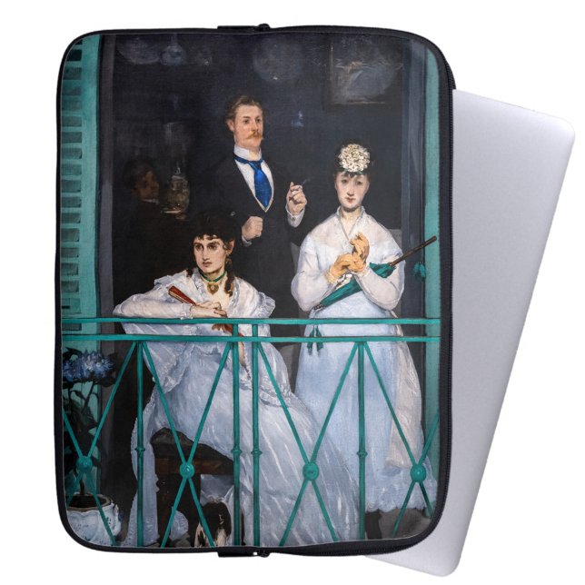Manet - Het Balkon / Le Balcon Laptop Sleeve (Creator heeft geüpload)