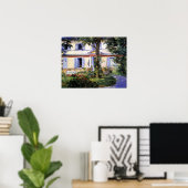 Manet - Huis in Rueil, 1882 Poster (Thuiskantoor)