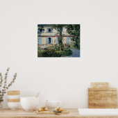 Manet - Huis in Rueil Poster (Keuken)