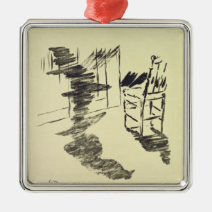 Manet Illustratie voor de "Raven" Metalen Ornament