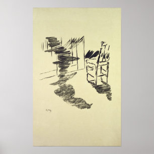 Manet   Illustratie voor de "Raven" Poster