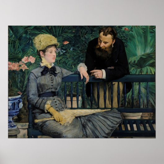 Manet - In Conservatorium - HQ Poster (Voorkant)