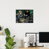 Manet - in het conservatoir beslag - hoofdkwartier poster (Thuiskantoor)