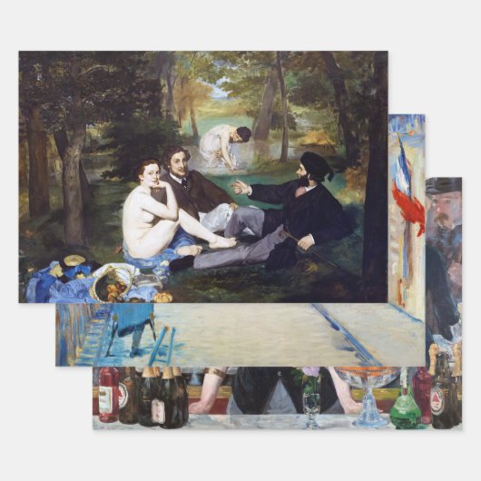 Manet Inpakpapier Vel (Set)