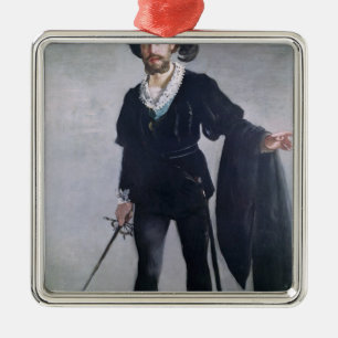 Manet Jean Baptiste Faure tot Hamlet, 1877 Metalen Ornament