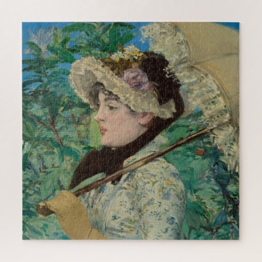 Manet - Jeanne (Lente) Puzzle Legpuzzel (Verticaal)