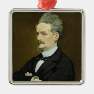Manet Journalist Henri Rochefort, 1881 Metalen Ornament